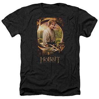 The Hobbit Bilbo Poster Adult Heather T-shirt