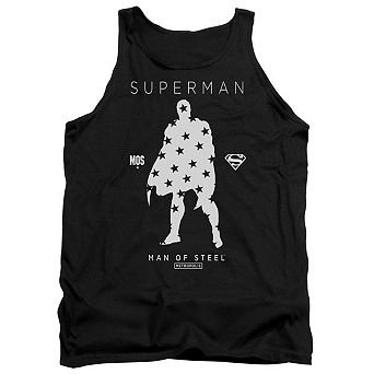 Superman Star Silhouette Adult Tank Top