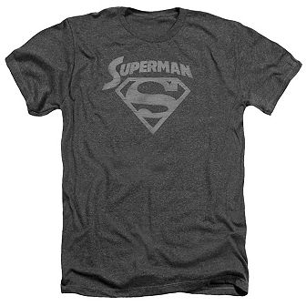 Superman Super Arch Adult Heather T-shirt