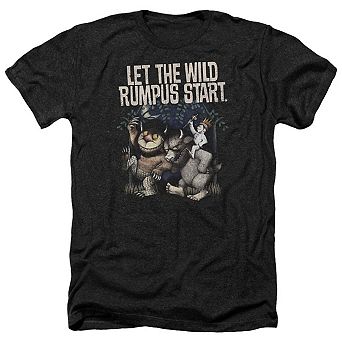 Where The Wild Things Are Wild Rumpus Adult Heather T-shirt