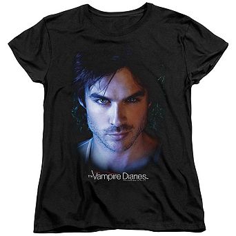 Vampire Diaries Damon Short Sleeve Womens T-shirt