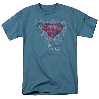 Superman Star And Chains Short Sleeve Adult T-shirt