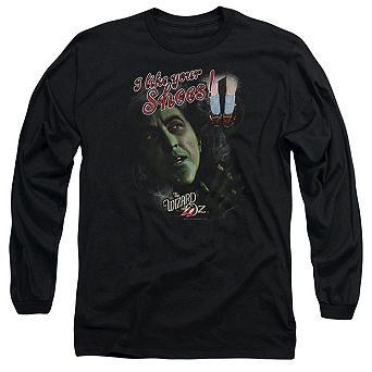Wizard Of Oz I Like Your Shoes Long Sleeve Adult T-shirt