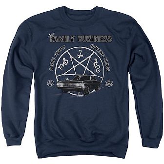 Supernatural Saving People And Hunting Adult Crewneck Sweatshirt