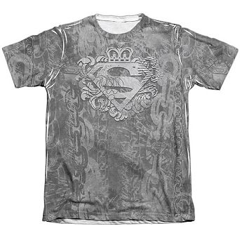 Superman Unchain The King Adult 65/35 Poly/cotton Short Sleeve T-shirt