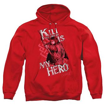 The Hobbit Kili Is My Hero Adult Pull Over Hoodie