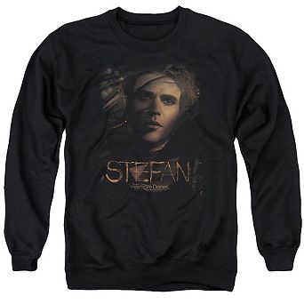 Vampire Diaries Stefan Smokey Veil Adult Crewneck Sweatshirt