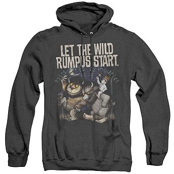 Where The Wild Things Are Wild Rumpus Adult Heather Hoodie
