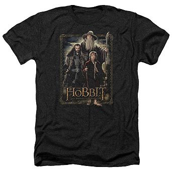 The Hobbit The Three Adult Heather T-shirt