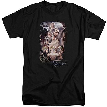 The Hobbit Rivendell Short Sleeve Adult Tall T-shirt