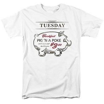 Supernatural Pig N Poke Short Sleeve Adult T-shirt