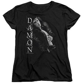 Vampire Diaries Besides Me Short Sleeve Womens T-shirt