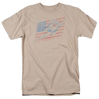 Superman Vintage Short Sleeve Adult T-shirt