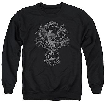 Batman Dark Knight Heraldry Adult Crewneck Sweatshirt