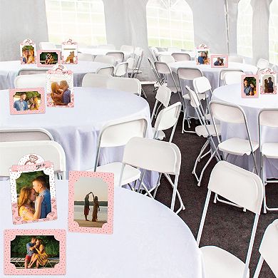 Big Dot Of Happiness Bride Squad Rose Gold Bridal Shower Party 4x6 Paper Photo Frames 12 Ct