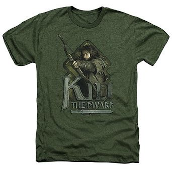 The Hobbit Kili Adult Heather T-shirt