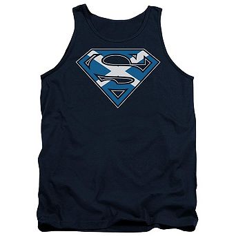 Superman Scottish Shield Adult Tank Top