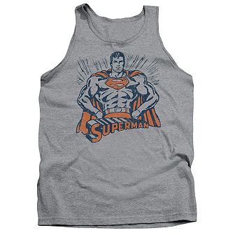Superman Vintage Stance Adult Tank Top