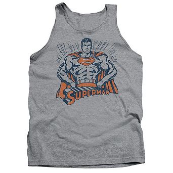 Superman Vintage Stance Adult Tank Top
