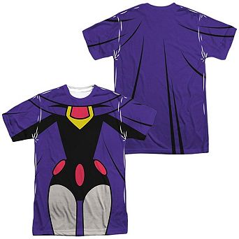 Teen Titans Go Raven Uniform Short Sleeve Adult Poly Crew T-shirt