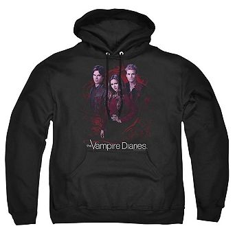 Vampire Diaries Company Of Three Adult Pull Over Hoodie