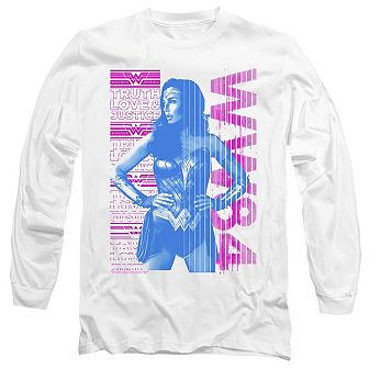 Wonder Woman 84 Truth Love And Justice Long Sleeve Adult T-shirt