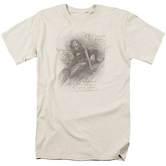 The Hobbit Riddles Short Sleeve Adult T-shirt