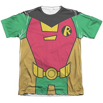 Teen Titans Go Robin Uniform Sleeve T-shirt