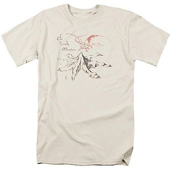 The Hobbit Lonely Mountain Short Sleeve Adult T-shirt
