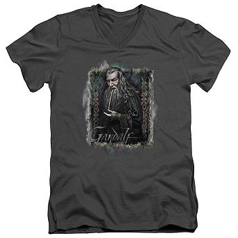 The Hobbit Gandalf Short Sleeve Adult V Neck T-shirt