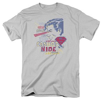 Superman You Can Run Short Sleeve Adult T-shirt