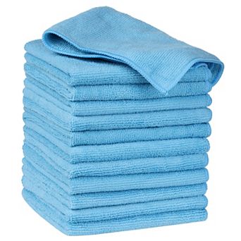 Microfiber Lint Free Highly Absorbent Reusable Kitchen Towels 12 Packs 12" X 12"