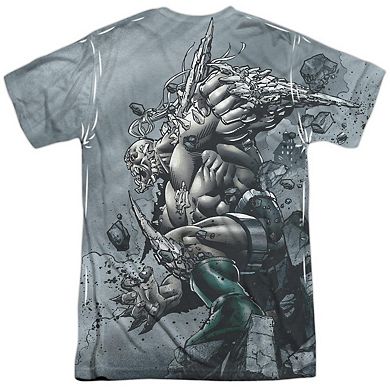 Superman Superman Vs Doomsday Short Sleeve Adult 100% Poly Crew T-shirt