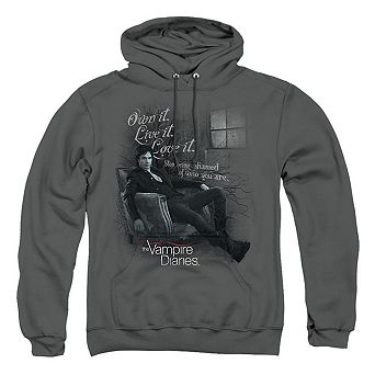 Vampire Diaries Be Yourself Adult Pull Over Hoodie