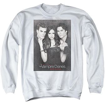 Vampire Diaries That Was Then Adult Crewneck Sweatshirt