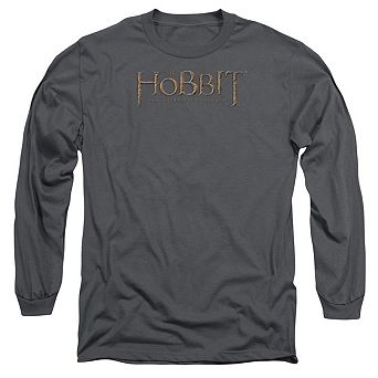 The Hobbit Distressed Logo Long Sleeve Adult T-shirt