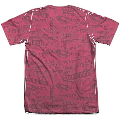 Superman Super Powers Adult 65/35 Poly/cotton Short Sleeve T-shirt