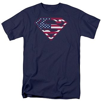 Superman U S Shield Short Sleeve Adult T-shirt