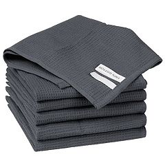 Rifz GOI131312CG GOI Collection Washcloths, Charcoal Grey - Pack of 12, 1 -  Smith's Food and Drug