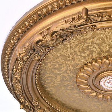 Afd Home Masterpiece Moldings 24 Inch Silver Ceiling Medallion