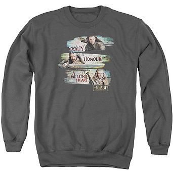 The Hobbit Loyalty And Honour Adult Crewneck Sweatshirt