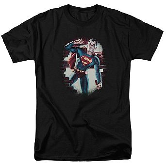 Superman Vintage Steel Short Sleeve Adult T-shirt