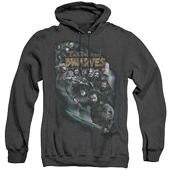 The Hobbit Company Of Dwarves Adult Heather Hoodie
