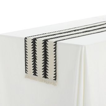 Home Decor Bridal Party Rustic Tassels Boho Table Runner 1 Pack 12" X 63"