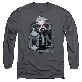 The Hobbit Oin Long Sleeve Adult T-shirt