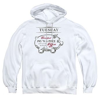 Supernatural Pig N Poke Adult Pull Over Hoodie
