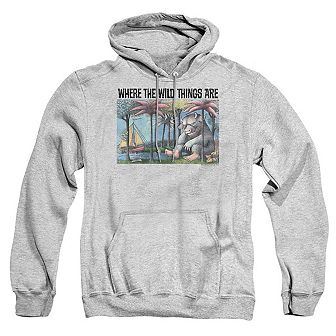 Where The Wild Things Are Cover Art Adult Pull Over Hoodie