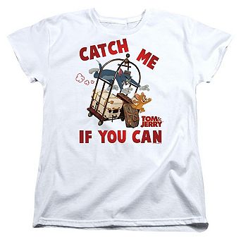 Tom And Jerry Movie Catch Me If You Can Short Sleeve Women´s T-Shirt
