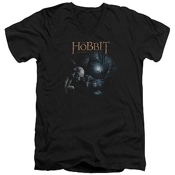The Hobbit Light Short Sleeve Adult V Neck T-shirt