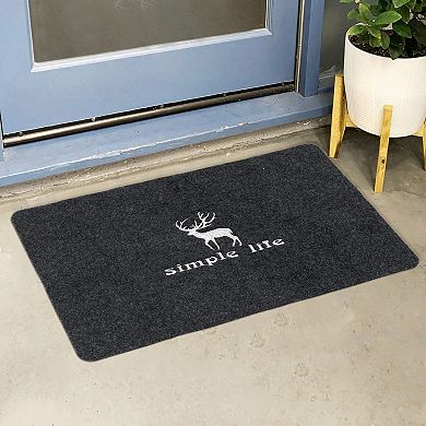 Non-slip Rubber Backing Indoor Outdoor Doormats, 18" X 28"